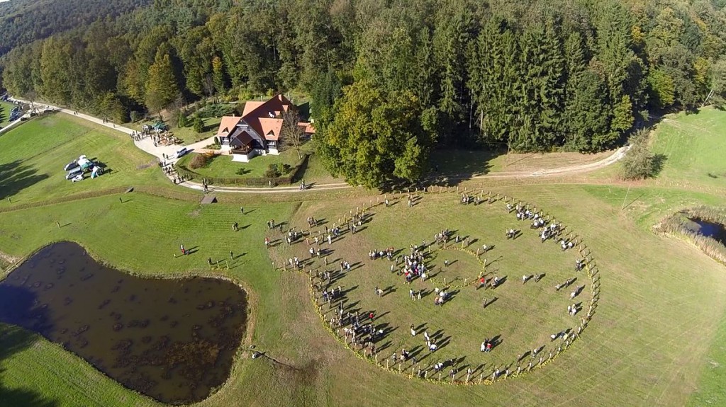 Madárszemmel képek – Trófeaszemle a Szentpéterföldei Vadászkastélynál – 2014. október 10