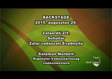 Sohollár Zalai Vadászati Évadnyitó – 2015. 08. 29. – Salamon Norbert vadászmester