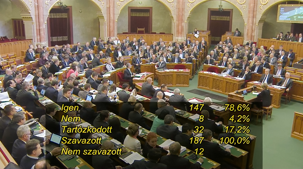 Megszavazta az Országgyűlés a Vtv. módosítását