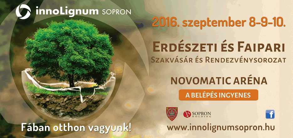 Minden eddiginél több program, visszatérő erdészeti társaságok – Szeptemberben ismét innoLignum Sopron Erdészeti és Faipari Szakvásár és  Rendezvénysorozat