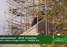 Építik a Bence-hegyi kilátót – Madárszemmel – 2016.11.07