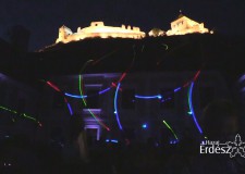 XIII. Jakab Napok Sümegen_Lézer fényshow_2017. 07. 21