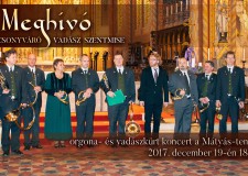 Az OMVK mindenkit szeretettel vár a Mátyás-templomba a Karácsonyváró Vadász Szentmisére valamint az orgona- és vadászkürt koncertre!