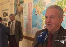 Hídvégi Béla kiállítása Nagyszénáson – Pechtol János OMVV elnök – 2018. 02. 24.