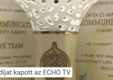 Nívódíjat kapott az ECHO-TV – 2018.09.11.