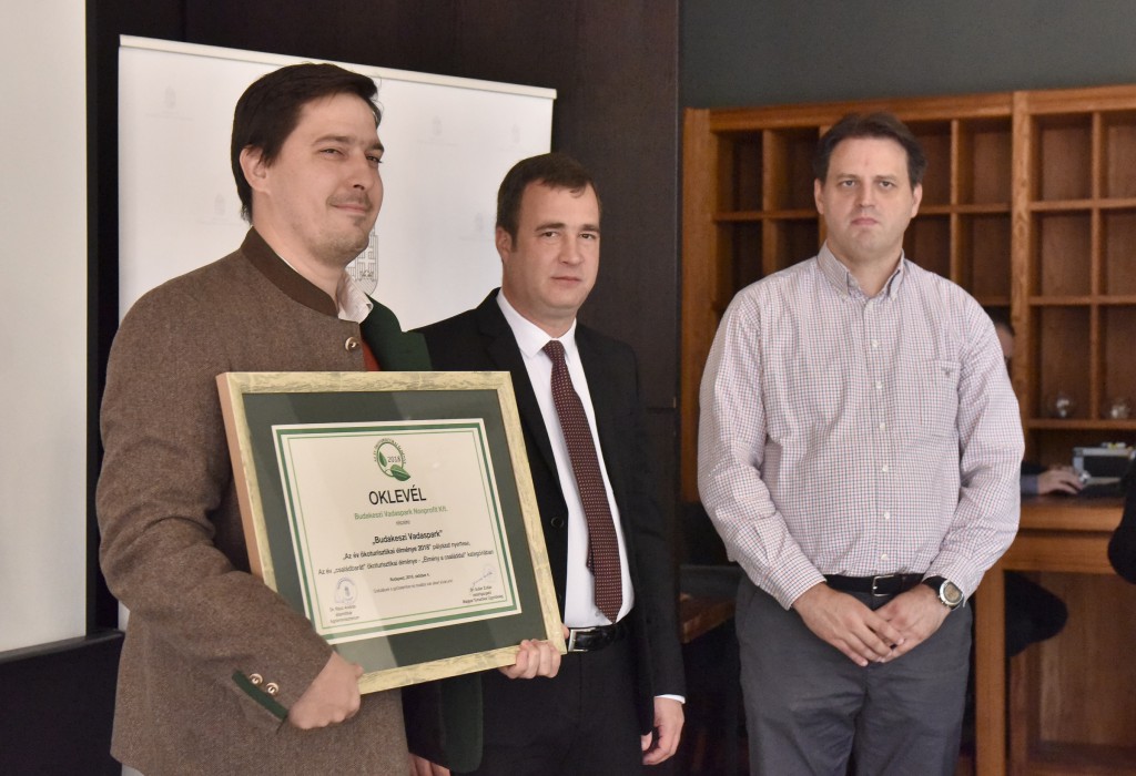A Budakeszi Vadaspark kapta „Az év családbarát ökoturisztikai élménye” díjat