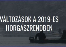 Tisza-Tó – Változások a 2019-es horgászrendben – 2019. január 05