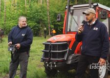 Erdőfelújítás ápolásának bemutatása távvezérelésű, önműködő rézsűjáróval és keskeny nyomtávú traktorokkal- Bajnai Mihály, az Agrolánc Kft. képviseletében – 2019.05.16.