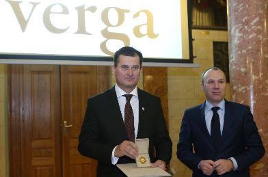 Pro Meritis Arany Emlékérmet kapott Tengerdi Győző, a VERGA Veszprémi Erdőgazdaság Zrt. vezérigazgatója