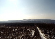 Ilyen lesz majd a kilátás néhány hónap múlva egy kilátóból! – Kilátóhely nézőben a téli Bakonyban – 2015.02.18