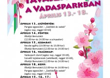 A Budakeszi Vadaspark programdömpingje a tavaszi szünetre – 2017.04.10